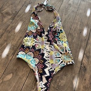 H&M multicolor one piece swimsuit 6